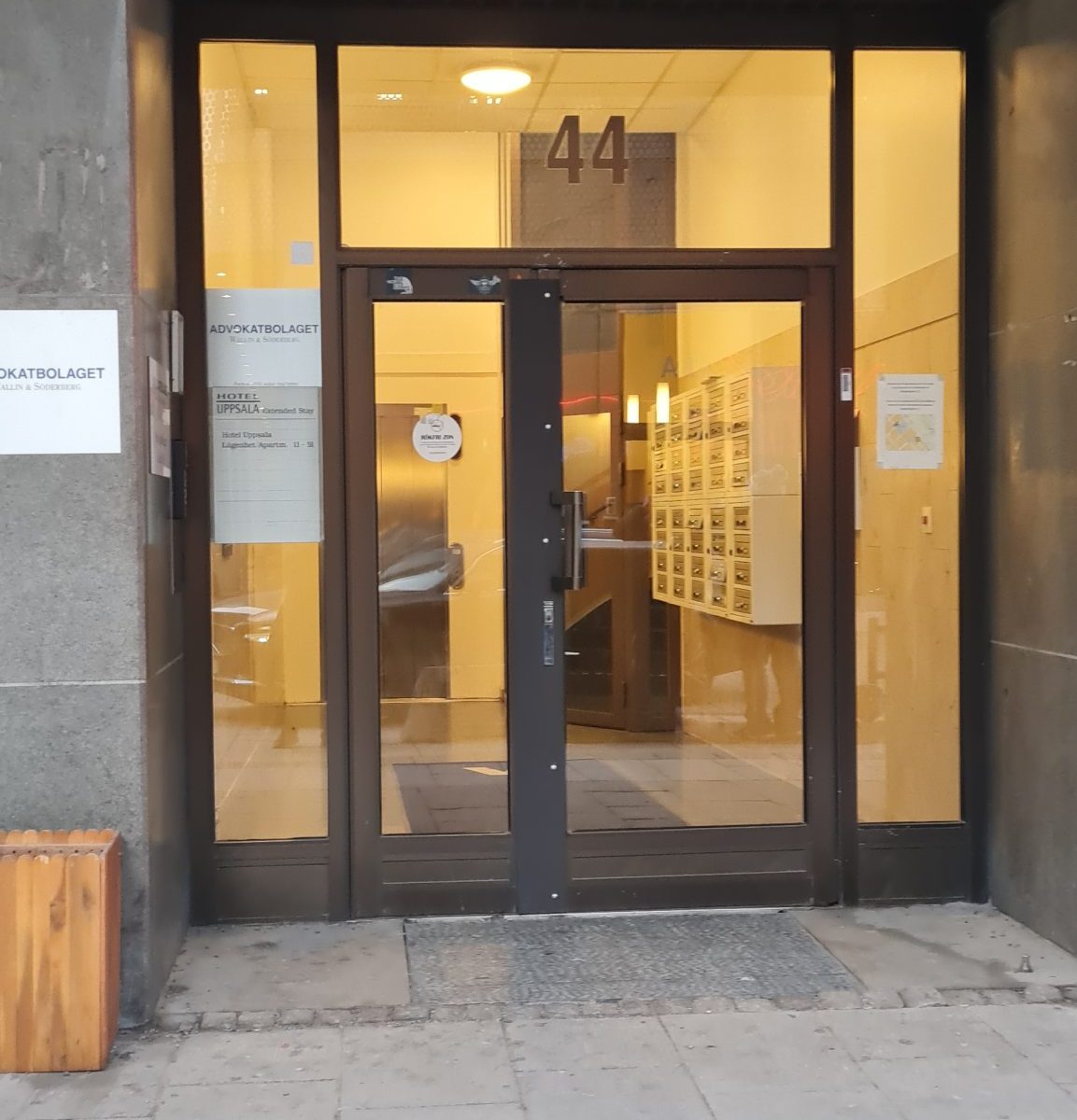 Hotell Centralstation på Dragarbrunnsgatan i Uppsala