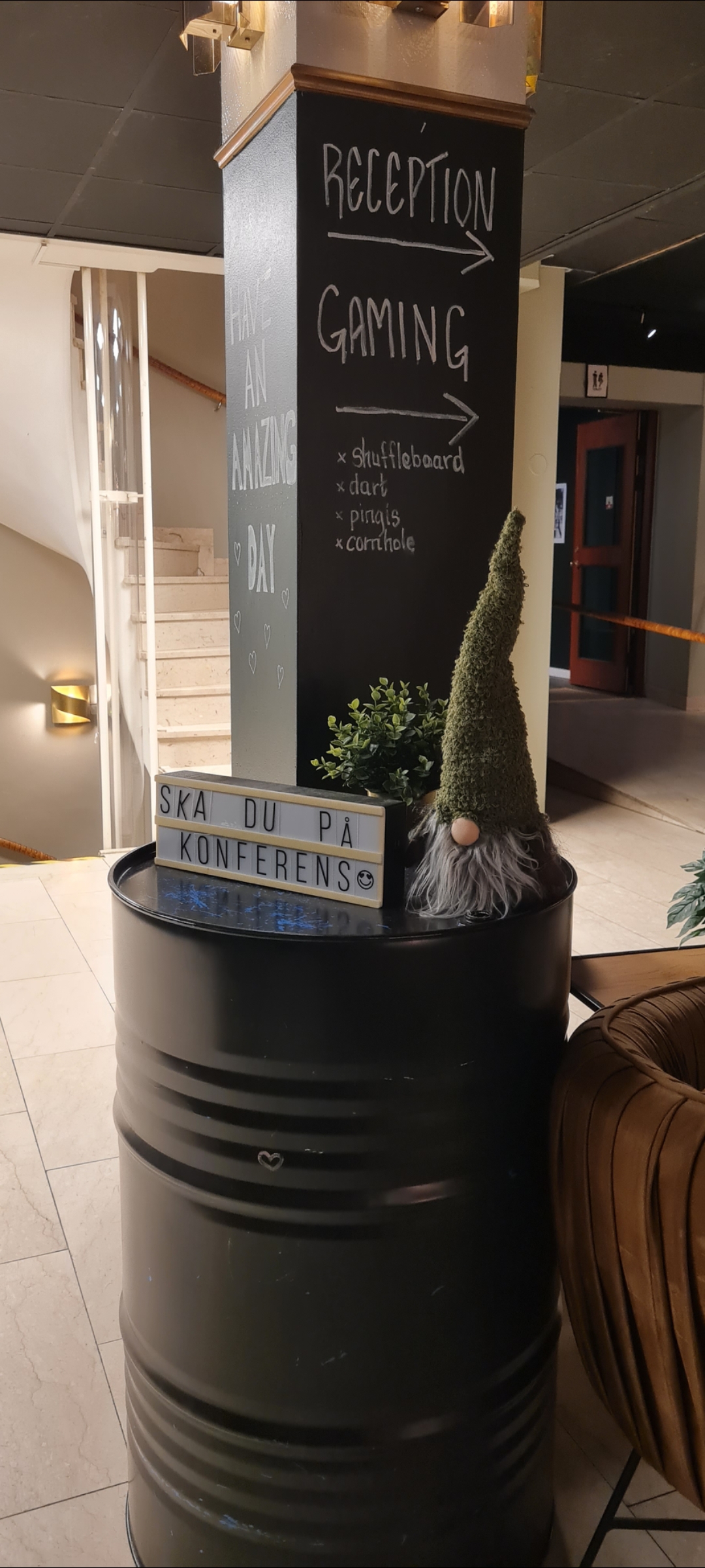 Här kan du också boka in dig på konferenser.