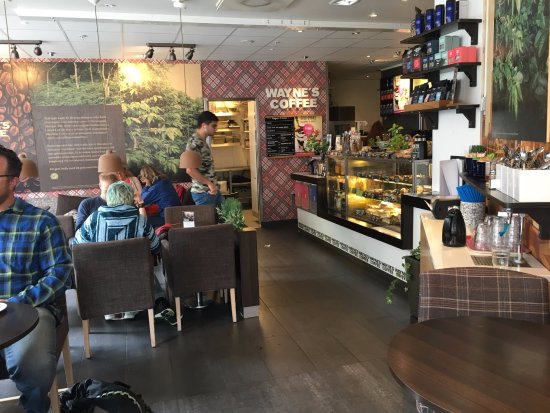 Waynes Coffee som låg i Sanktpersgallerian i Uppsala