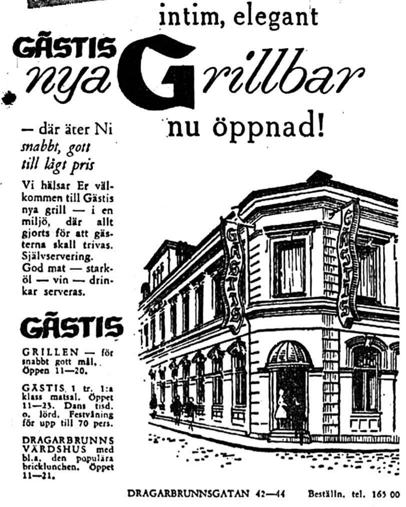 Gästis grillbar i Uppsala