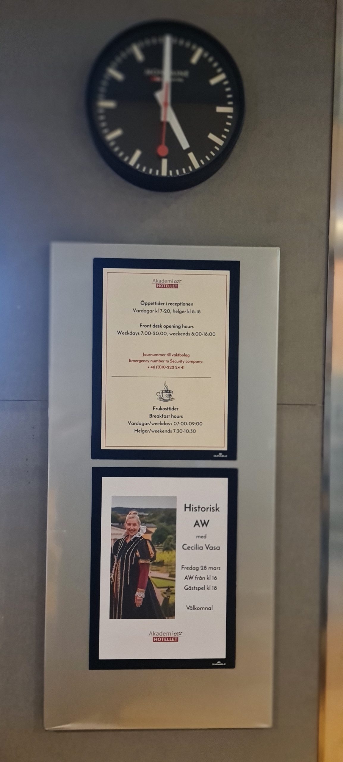 Lite information om Akademihotellet i Uppsala.